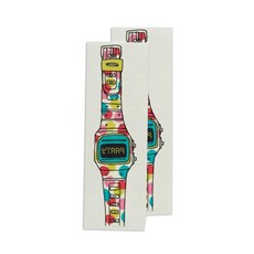TATTLY 印花紋身貼紙, PARTY WATCH, 2入