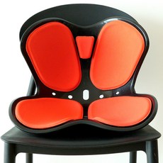 Bleche曲線Bleche姿勢椅, 花紅色