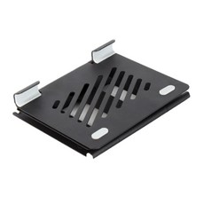 어크로스 노트북 거치대 금속스탠드 YS45, 블랙, 1개