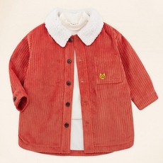 mollimelli 童裝時尚燈芯絨長毛衣