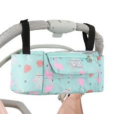 掛式嬰兒推車收納袋, 綠色, 1入