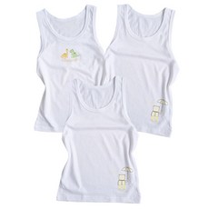 男童款雨傘熊和恐龍背心 3件組