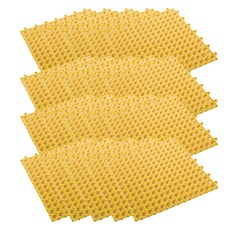 多功能拼接式防滑墊, 黃色, 20入
