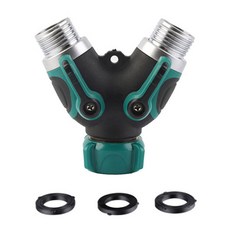 攜帶式1對2水管分接開關+防水篩 3入, 1套