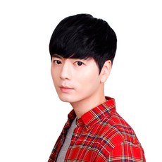 男款基本假髮, 深黑色, 1組