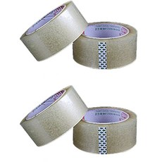 Grueteri朋友1 包裝用膠帶 透明, 4個