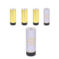 파티쇼 파티 꽃가루 폭죽 소형 레인보우믹스 3p + 라벤다믹스 2p 세트, 1세트