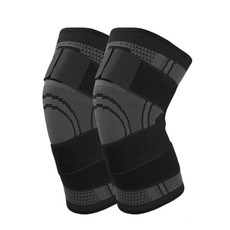 透氣護膝 黑色, 2個