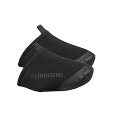 시마노 발수코팅 방풍 로드 자전거 소프트 쉘 토커버 좌우 세트 XL T1100R, 블랙, 295