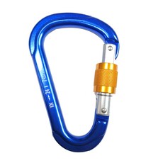 Home Caron強化鋁製攀岩鎖扣, 藍色