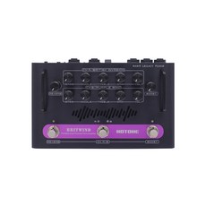 HOTONE Britwind 2 通道 75W 落地放大器效果器, 黑/紫線, 1個