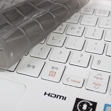 카라스 HP 파빌리온 14-ec0023AU용 반투명 칼라 키스킨, 블랙, 1개