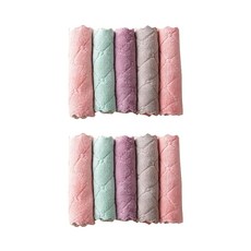 라이프핏 양면 극세사 물먹는 벨벳 타올 랜덤발송, 10개