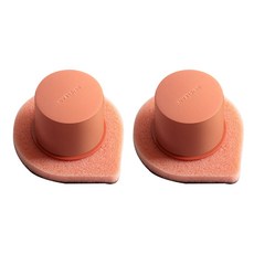 셀렉숀 파스텔 손잡이 수세미 오렌지, 2개, 1개입