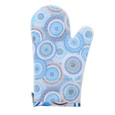 安全矽膠長廚房烤箱手套, 混色