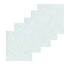 閃亮不織布糖果色 非黏貼式 5入, 白色的