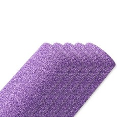 Dway閃亮毛氈紙 小顆粒 5入, 紫色的