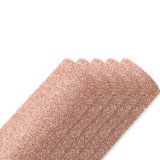 Dway閃亮毛氈紙 小顆粒 5入, 玫瑰金