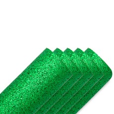 Dway閃亮毛氈紙 小顆粒 5入, 綠色
