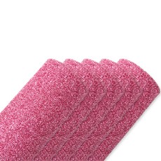 Dway閃亮毛氈紙 小顆粒 5入, 粉色的