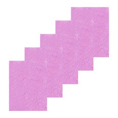 閃亮不織布糖果色 非黏貼式 5入, 淺紫色
