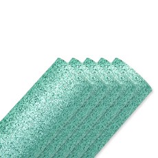 Dway閃亮毛氈紙 小顆粒 5入, 薄荷