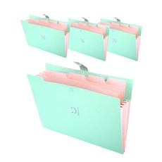 Luna Glam透明文件夾, 薄荷, 4個