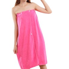 Lalamiz 彩色鈕扣浴袍, 粉紅色, 1個