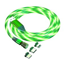 RAON Streamer 磁吸高速充電線 RASMC7550, 淺綠色, 1m, 1個