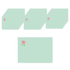 2Youngdesign 可愛的動物信封, 皇冠愛, 100個