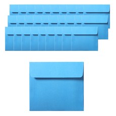 可愛迷你信封, 藍色, 100個