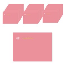 可愛動物信封, 愛心祝福, 100個