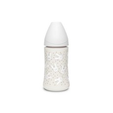 suavinex 蘇維妮 優質PA奶瓶 0~9個月以上, 0~9個月以上適用, Rabbit Grey, 270ml, 1個
