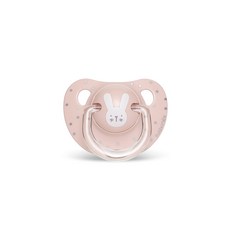 스와비넥스 휘게 침독예방 아나토미컬 실리콘 쪽쪽이, 래빗핑크, 1단계(0~6개월), 1개