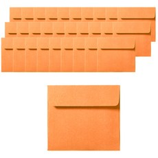 可愛迷你信封, 橘色, 100個