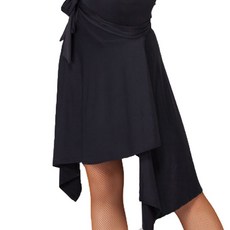 女款時尚包臀圍裙, 黑色