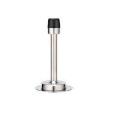 팝마인즈 고무달린 일반 도어스토퍼 201 실버 105mm, 1개