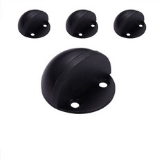 烏龜橡膠門擋 黑色, 4個