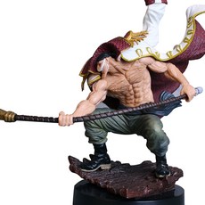 海賊王白鬍子公仔 白色+酒紅色+軍綠色 BLC A264, 1個