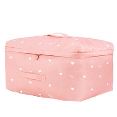 에버하우스 파스텔 대용량 수납정리함 M, 하트핑크, 1개