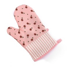 Junda Pest可愛圖案烤箱手套, 粉色的, 1個