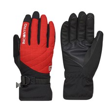 INCONTRO 男款滑雪手套, 紅色