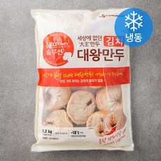 쉐프솔루션 세상에 없던 김치 대왕만두 (냉동), 1.2kg, 1개