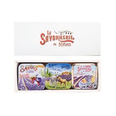 Savonnerie 手工皂沐浴皂普羅旺斯錫 100g x 3 件套, 1組