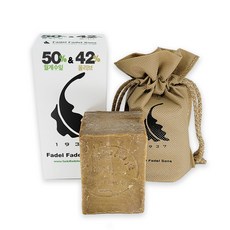 Fadel Fadel Sons 適合油性皮膚的阿勒頗手工橄欖皂, 210g, 1個