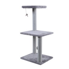 心靈連結市場基本款貓跳台, 灰色, 1個
