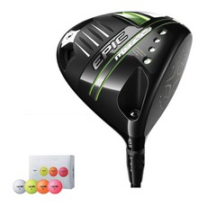 캘러웨이 남성용 EPIC MAX LS 에픽 맥스 드라이버 아이언 TENSEI BLK GRN + 골프볼, SR, 9도