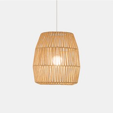 hit LIGHTING Cage 藤編單燈吊燈 A型 D49028A, 米色