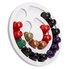 커피캡슐 보관함 심플 라운드형, 화이트, 1개