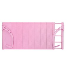 Hanttam工作室 長度可調層架曬衣架 L, 1個, 粉紅色